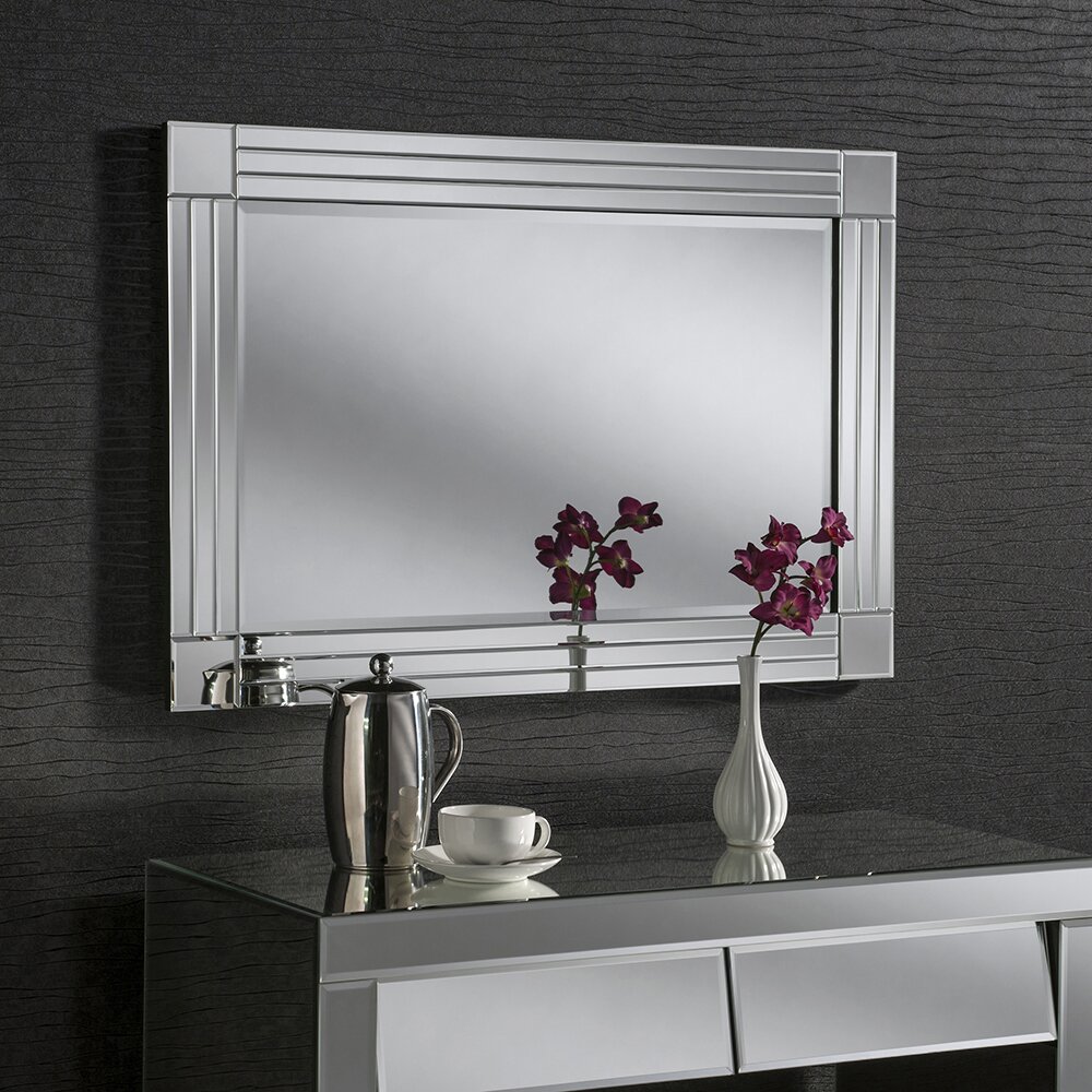 Yearn Mirrors Beveled Contemporary Wall Mirror & Reviews Wayfair.co.uk